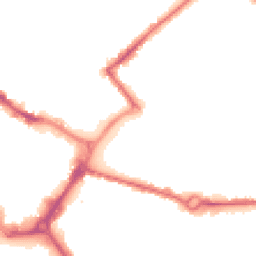 Night-time road noise heatmap for HP20 1DH