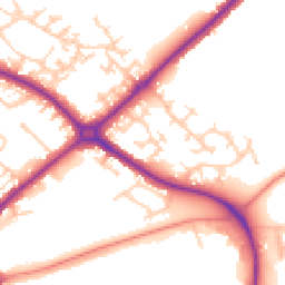 Daytime road noise heatmap for HP20 1DR