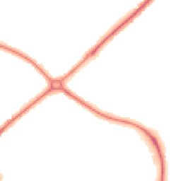 Night-time road noise heatmap for HP20 1DR