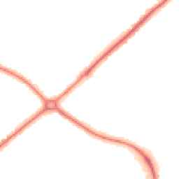 Night-time road noise heatmap for HP20 1DT