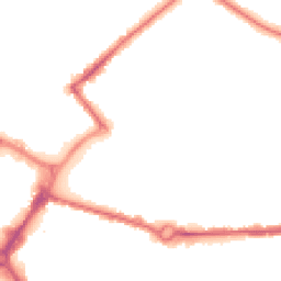 Night-time road noise heatmap for HP20 1DW