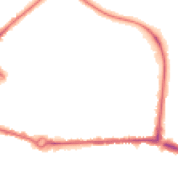 Night-time road noise heatmap for HP20 1EB