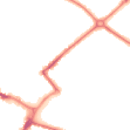 Night-time road noise heatmap for HP20 1EX