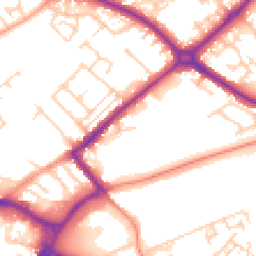 Daytime road noise heatmap for HP20 1FA