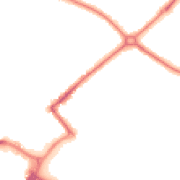 Night-time road noise heatmap for HP20 1FA