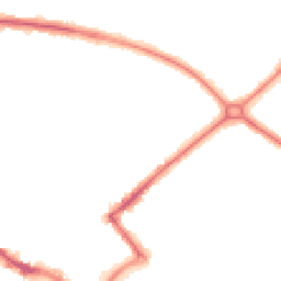 Night-time road noise heatmap for HP20 1HT