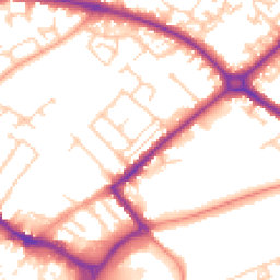 Daytime road noise heatmap for HP20 1HX