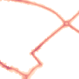 Night-time road noise heatmap for HP20 1HX