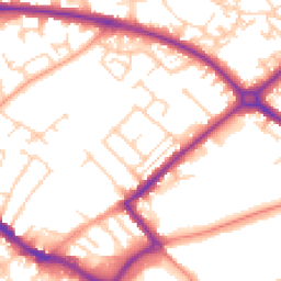 Daytime road noise heatmap for HP20 1HZ