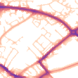 Daytime road noise heatmap for HP20 1JA