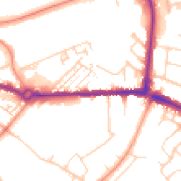 Daytime road noise heatmap for HP20 1LE