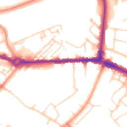 Daytime road noise heatmap for HP20 1LF