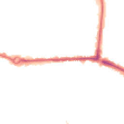 Night-time road noise heatmap for HP20 1LF