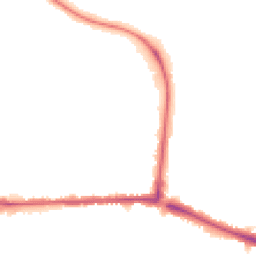 Night-time road noise heatmap for HP20 1LW