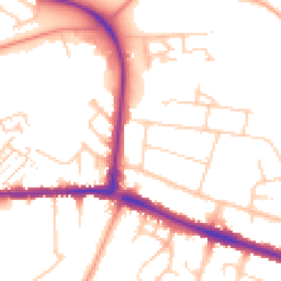 Daytime road noise heatmap for HP20 1NL