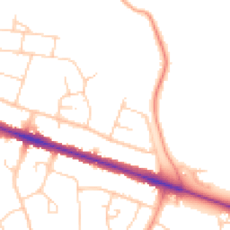 Daytime road noise heatmap for HP20 1PS