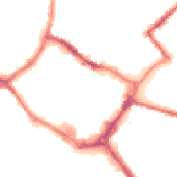 Night-time road noise heatmap for HP20 1SH