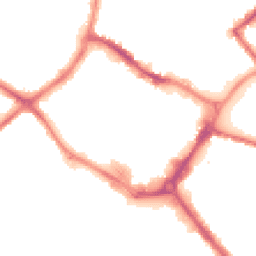 Night-time road noise heatmap for HP20 1TA
