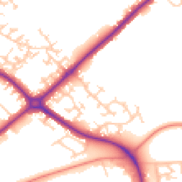 Daytime road noise heatmap for HP20 1XG