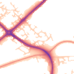 Daytime road noise heatmap for HP20 1XX