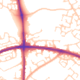 Daytime road noise heatmap for HP20 2AL