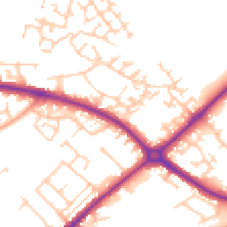 Daytime road noise heatmap for HP20 2DP