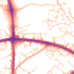 Daytime road noise heatmap for HP20 2GF