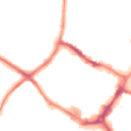 Night-time road noise heatmap for HP20 2JR