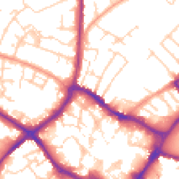 Daytime road noise heatmap for HP20 2NY