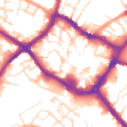 Daytime road noise heatmap for HP20 2QD