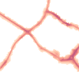 Night-time road noise heatmap for HP20 2RB