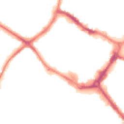 Night-time road noise heatmap for HP20 2RX