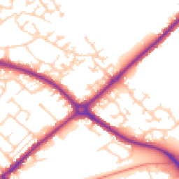 Daytime road noise heatmap for HP20 2XP