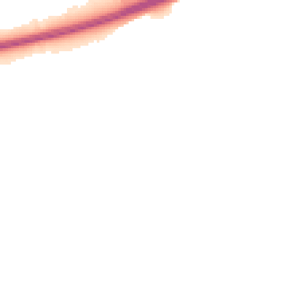 Night-time road noise heatmap for HP22 0AE
