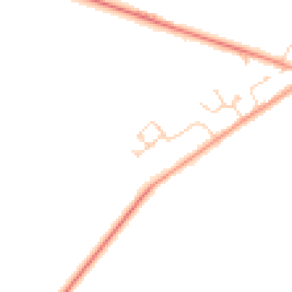 Daytime road noise heatmap for HP22 0AL