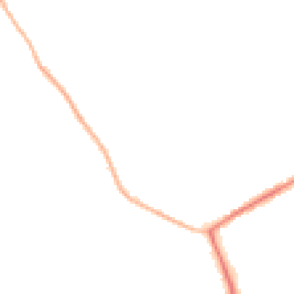 Night-time road noise heatmap for HP22 3AA