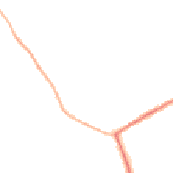 Night-time road noise heatmap for HP22 3AF