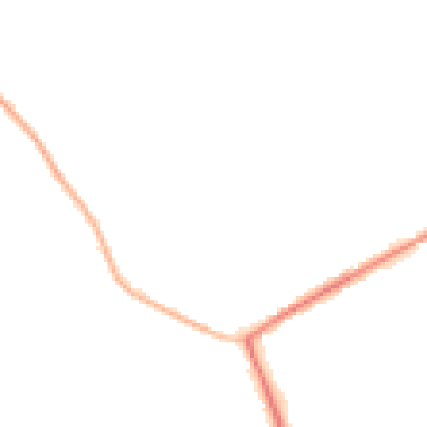 Night-time road noise heatmap for HP22 3AH