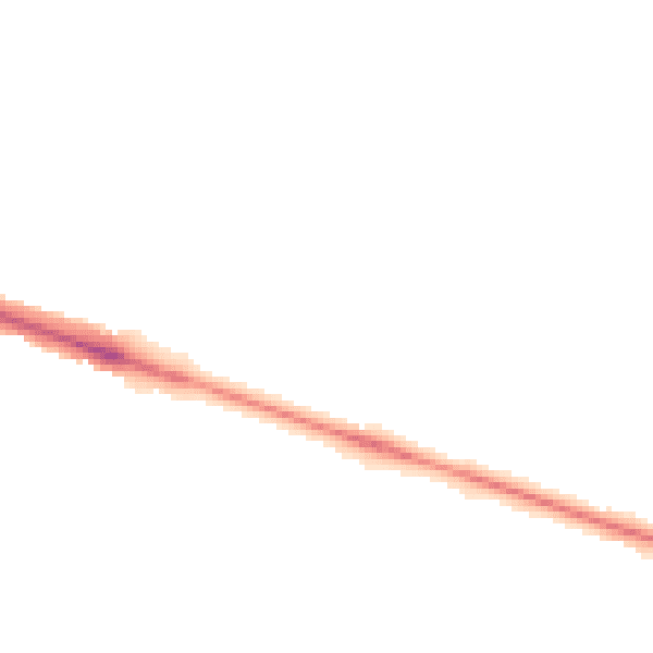 Night-time road noise heatmap for HP22 3AN