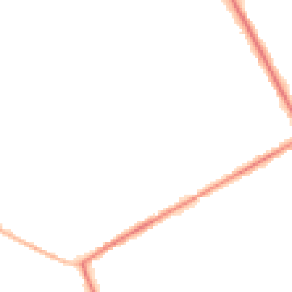 Night-time road noise heatmap for HP22 3BN