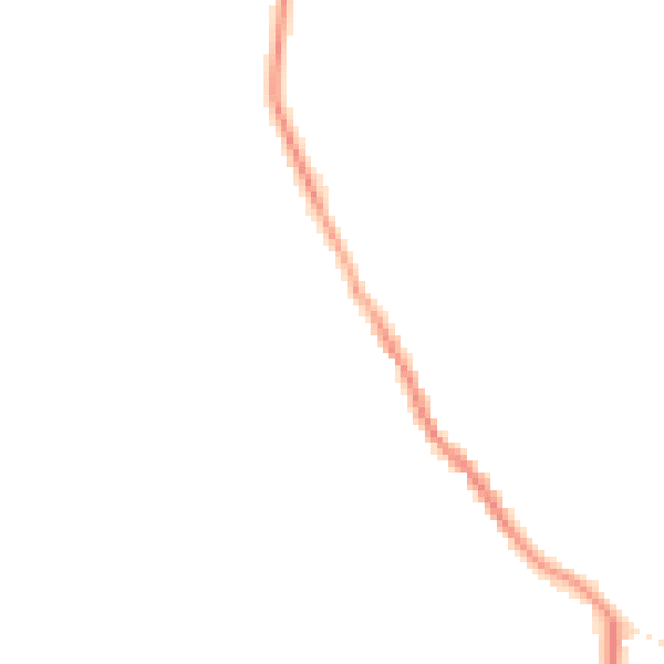Night-time road noise heatmap for HP22 4JD