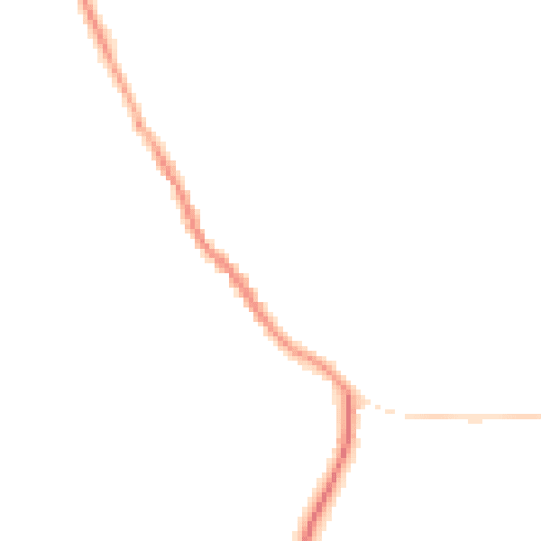 Night-time road noise heatmap for HP22 4JR