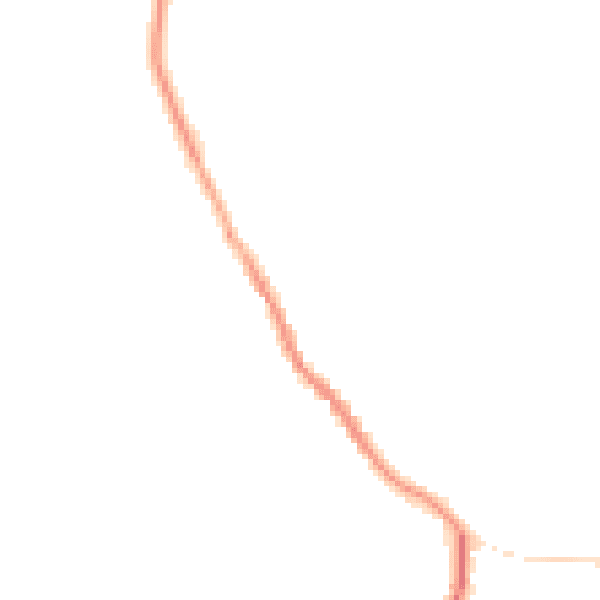 Night-time road noise heatmap for HP22 4JY