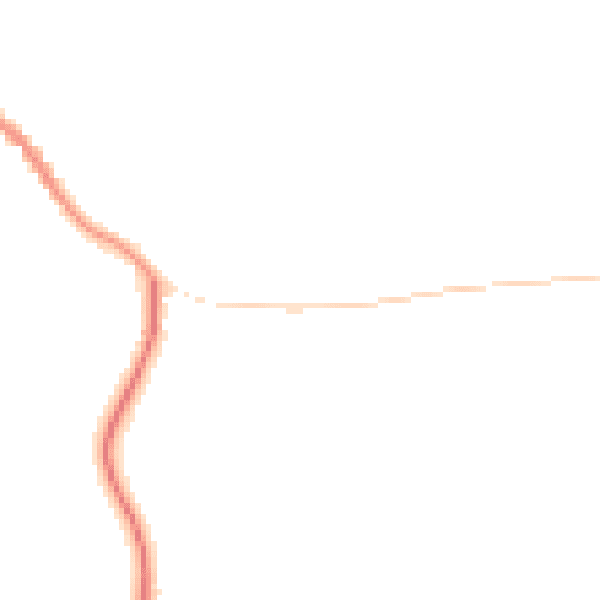 Night-time road noise heatmap for HP22 4LG