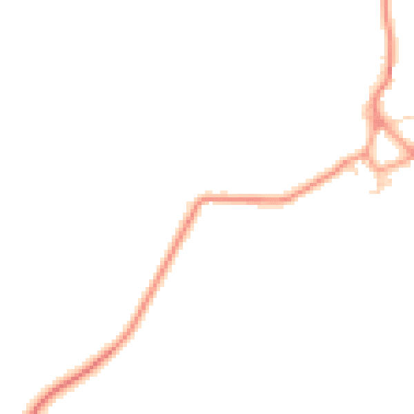 Daytime road noise heatmap for HP22 4NF