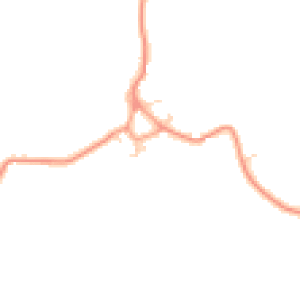 Daytime road noise heatmap for HP22 4NT