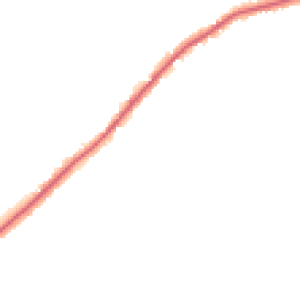 Night-time road noise heatmap for HP22 5DF