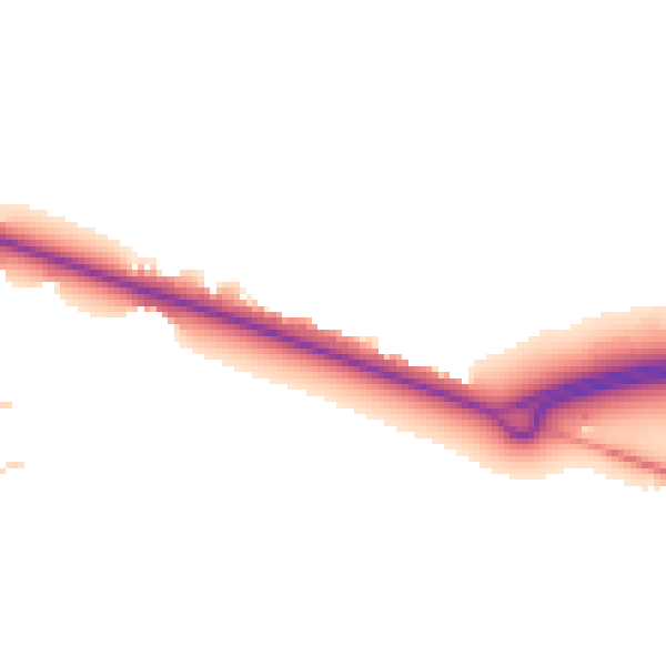 Daytime road noise heatmap for HP22 5GN