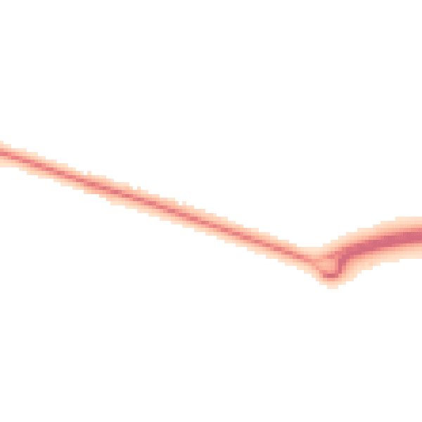 Night-time road noise heatmap for HP22 5GN