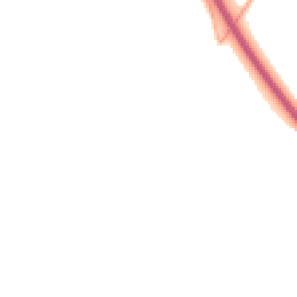 Night-time road noise heatmap for HP22 5LP